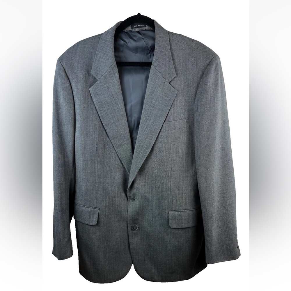 Bancroft New York Mens 44R Wool Blazer Jacket Sports Coat SIngle Breasted Vent